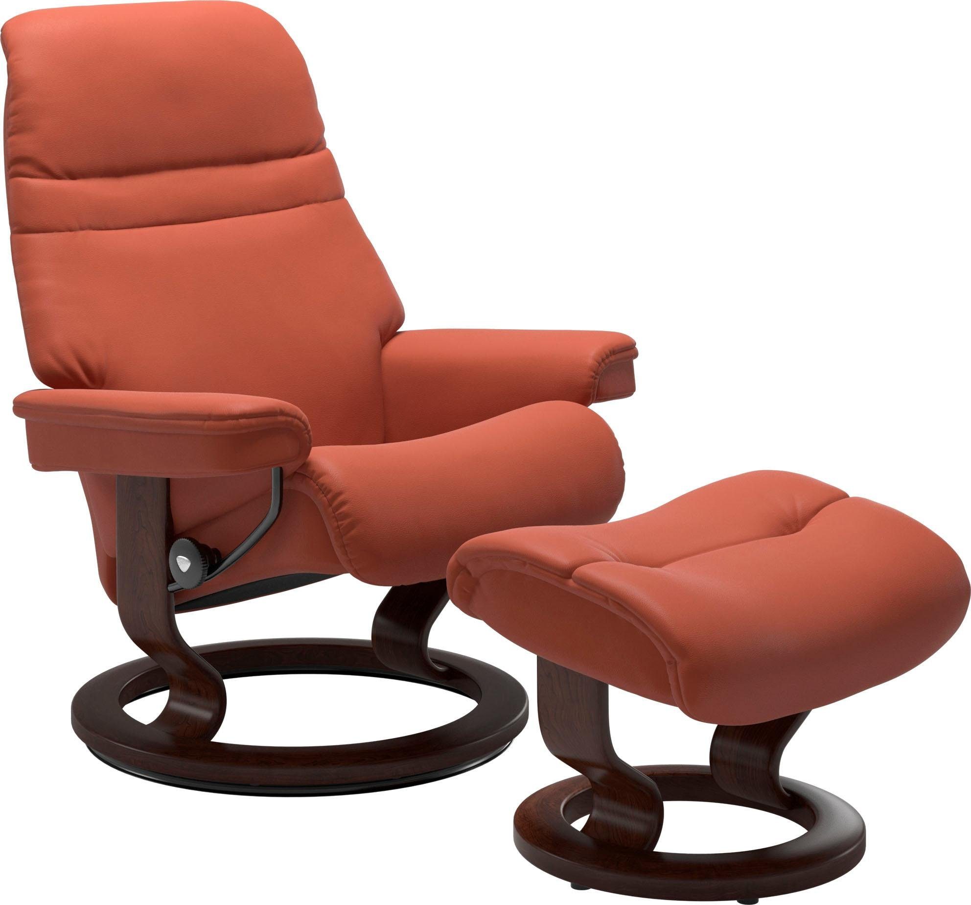 Base, M, Sunrise, mit Gestell Relaxsessel Classic Größe Stressless® Braun