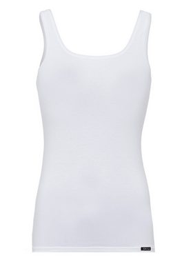 Skiny Unterhemd (Packung, 2-St) mit kleinem Weblabel am Saum