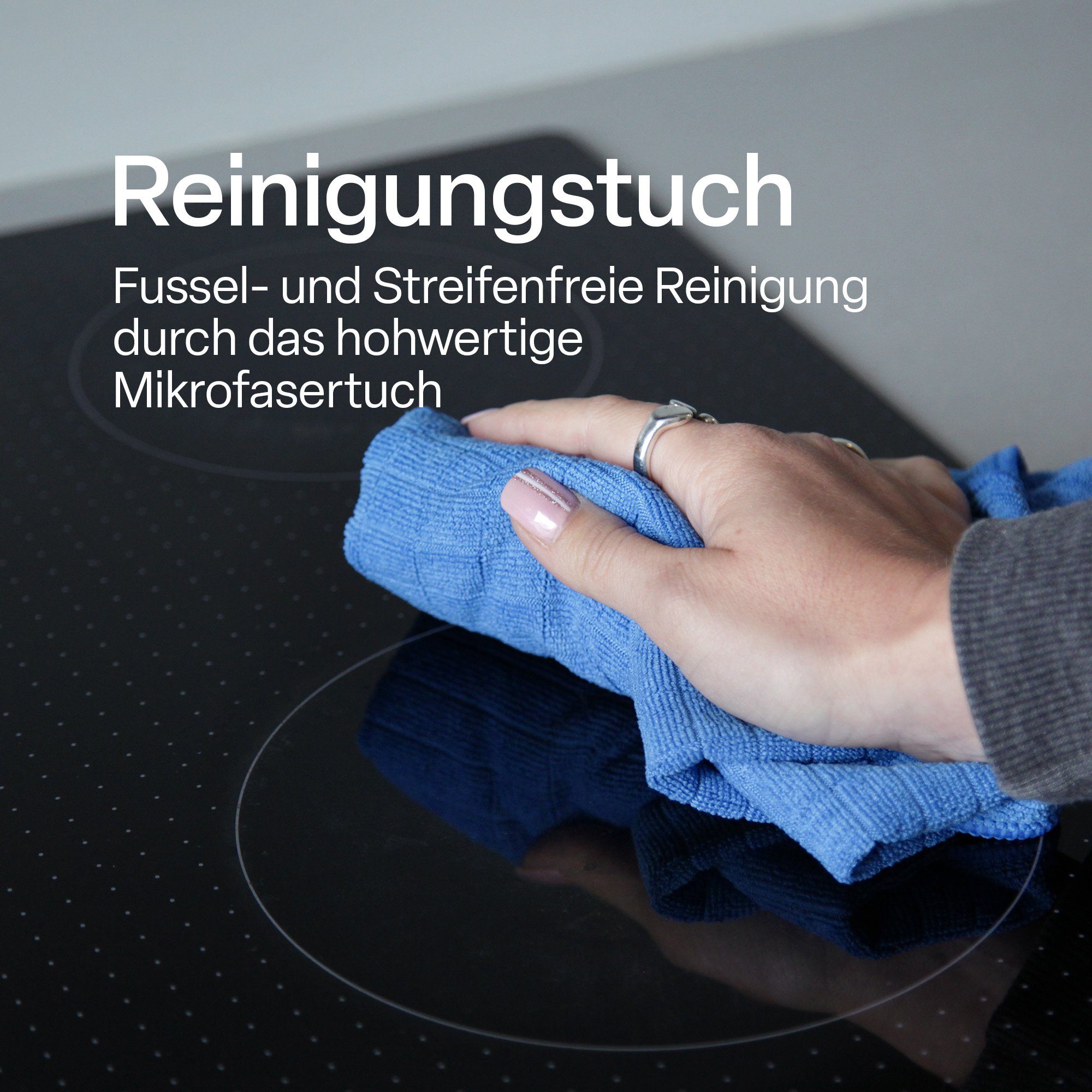 40x60 Geschirrtücher 20336 Microfasertuch - Handtuch hochwertig 300g/m² Qualität) cm, - Mikrofasertuch (Polyester, 2-tlg., Reinigungstuch Bestlivings Türkis