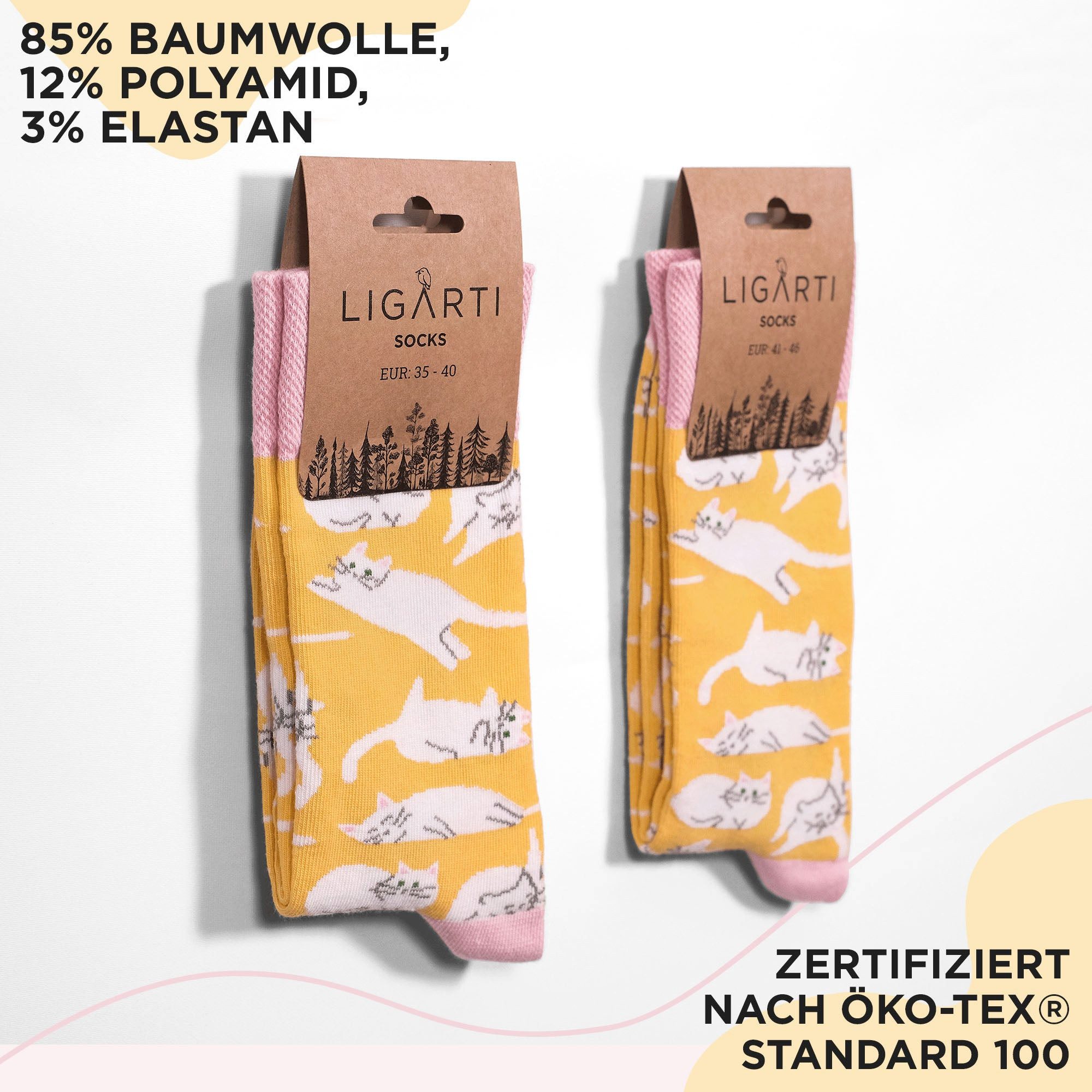 Ligarti Socken Socken – Katzenchaos günstig online kaufen