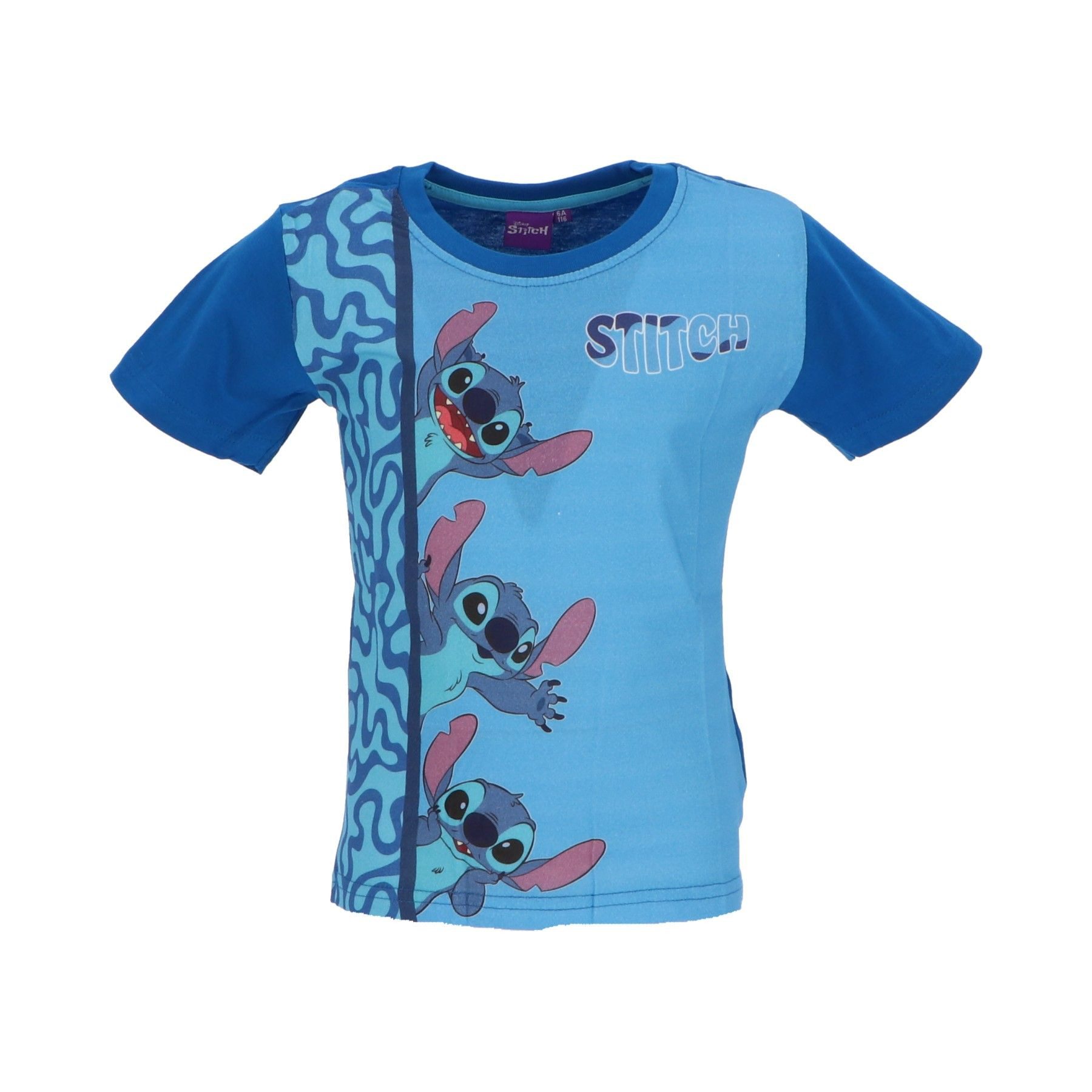 Lilo & Stitch T-Shirt Lilo & Stitch kurzärmeliges Kinder T-Shirt aus weicher Baumwolle