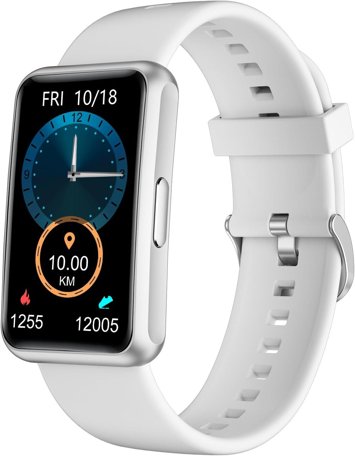 HUAKUA S2 Smartwatch (3.7 cm, android ios), Smartwatch mit 1,47 Zoll Display Fitnessfunktionen