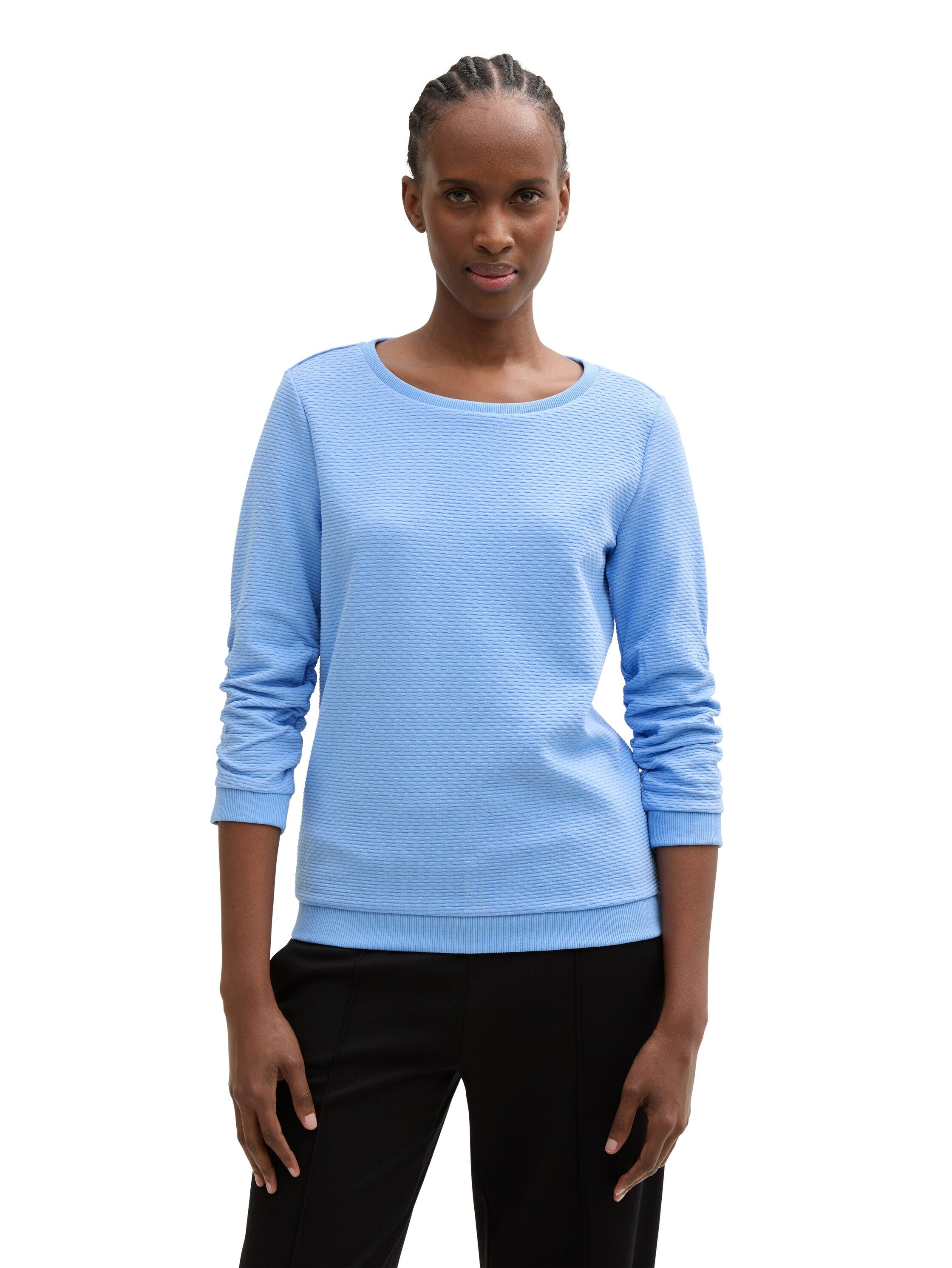 TOM TAILOR Denim Sweatshirt mit besonderer günstig online kaufen