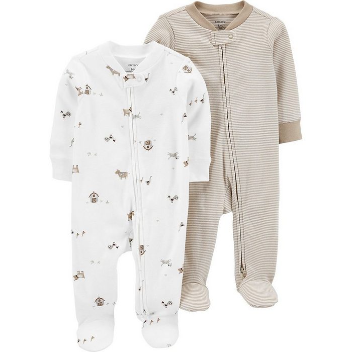 Carter`s Schlafanzug Baby Schlafanzug Doppelpack