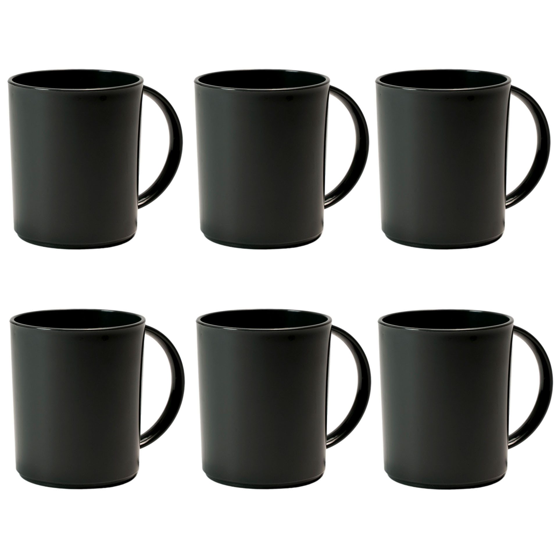 Hausfelder Becher Kaffeebecher Kunststoff 6er Se, BPA- und Melamin-frei