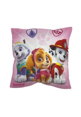 PAW PATROL Dekokissen Skye Rainbow Mädchen Set Kissen und Decke