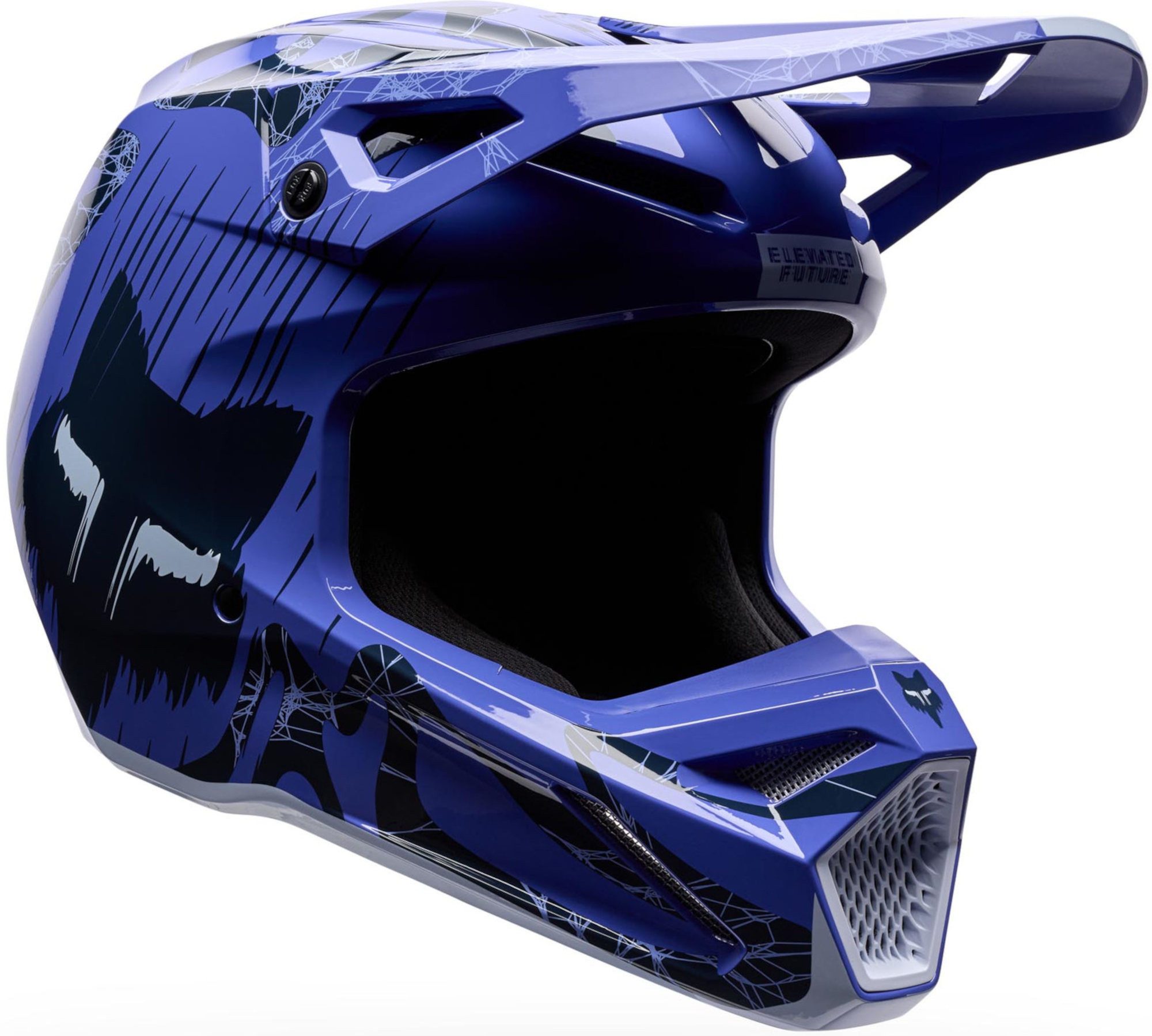 Fox Racing Motocrosshelm V1 Diffuse Special Edition Motocross Helm, Waschbar