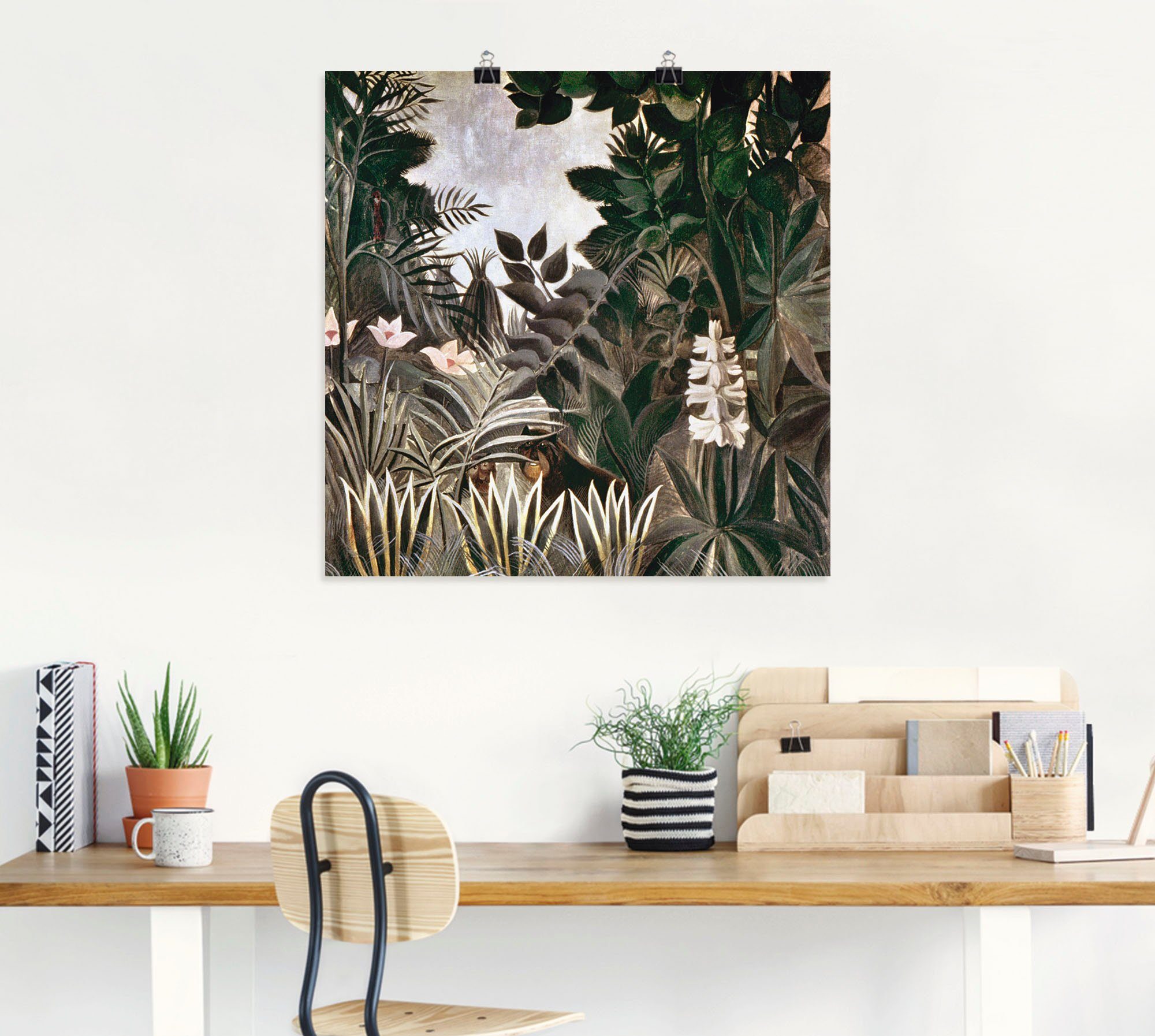 oder Dschungel, Wald Wandbild Alubild, als (1 Größen 1909, Artland versch. in Leinwandbild, Poster St), Wandaufkleber