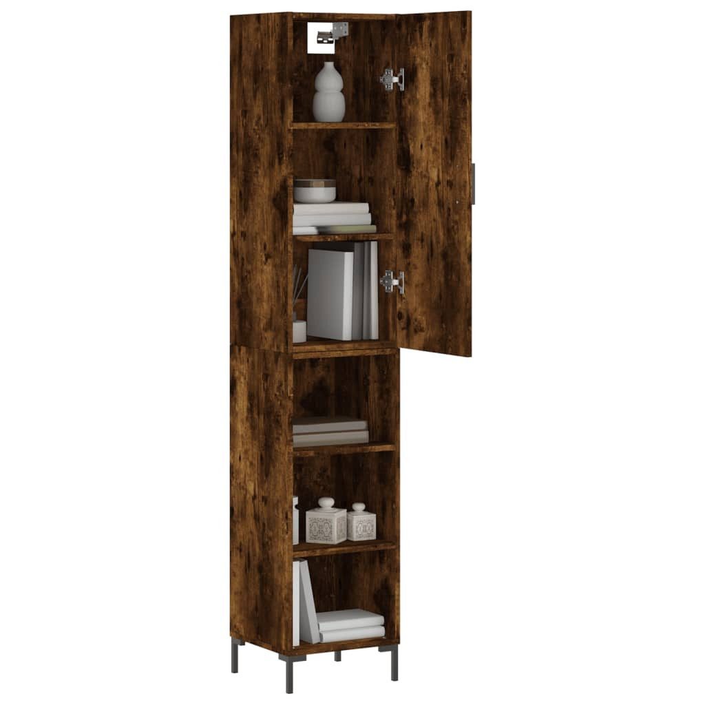 vidaXL Highboard Highboard Räuchereiche 34,5x34x180 cm günstig online kaufen