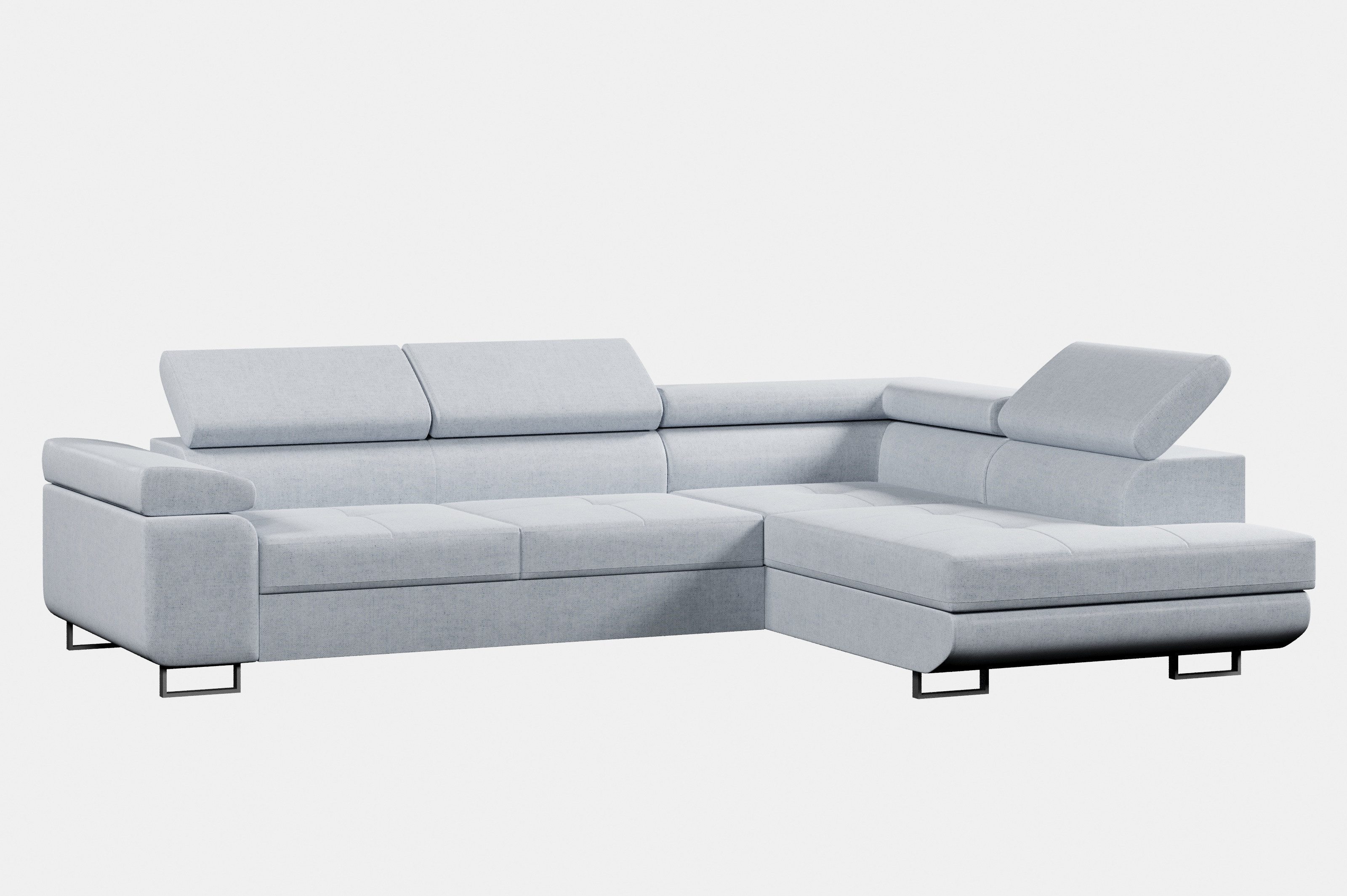 MOEBLO Ecksofa BUZZ L, mit Schlaffunktion, mit Bettkasten Funktionalität Po günstig online kaufen