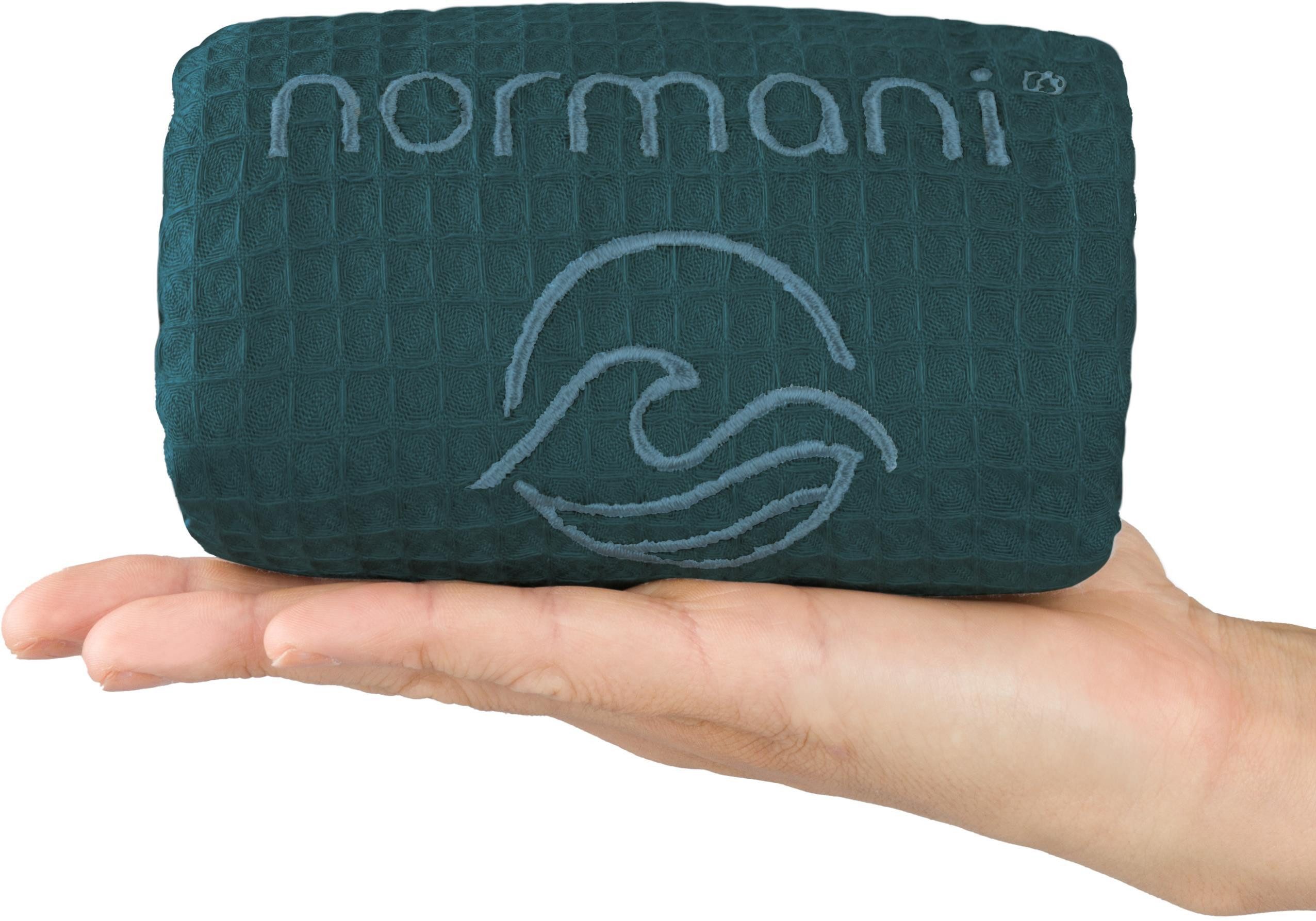 normani Badeponcho Kinder Badeponcho Baku, Langform, Viskose, atmungsaktiv, schnelltrocknend, Schlupf, Badeponcho für Kinder aus 100 % Bambusviskose – Bild 5 von 5