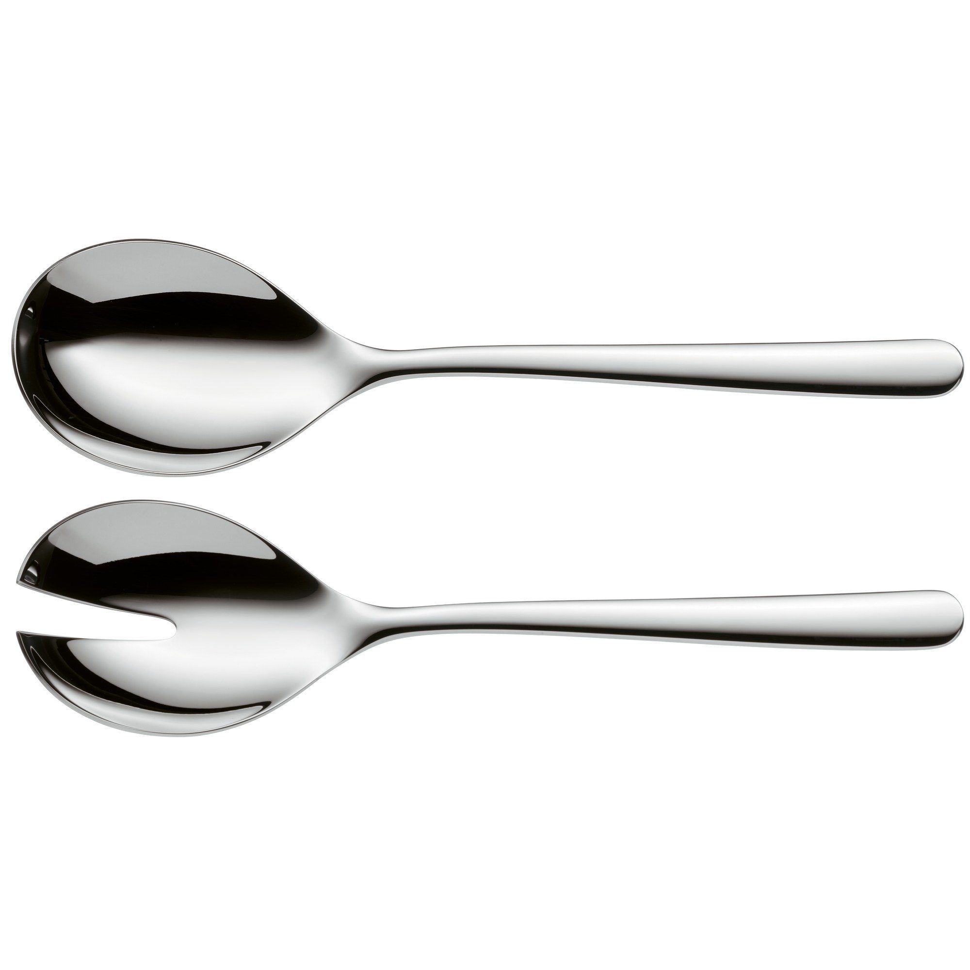 WMF Besteck-Set Kult Salatbesteck, 2-teilig (2-tlg), Cromargan protect, Rostfrei, spülmaschinengeeignet, formstabil, säurefest, kratzbeständig