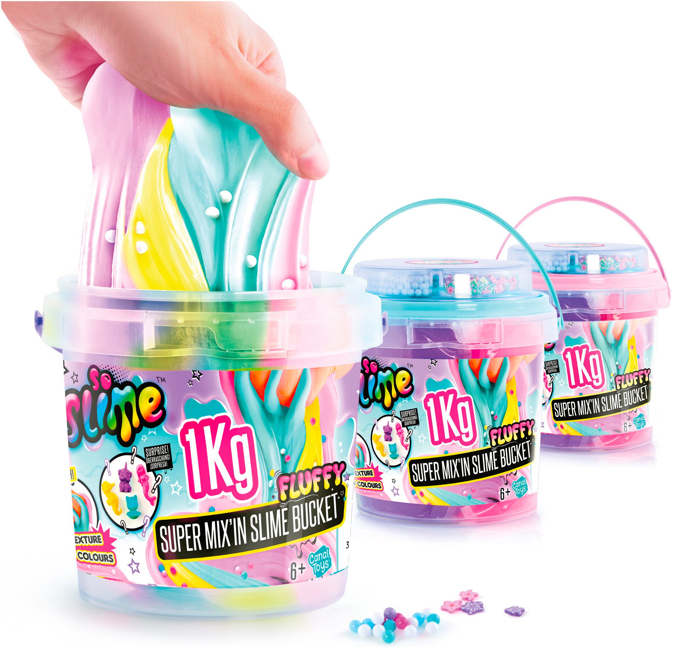Canal Toys Kreativset Slime™, Slime Eimer mit 1kg Slime, Lieferung erfolgt farblich Variante nicht wählbar!