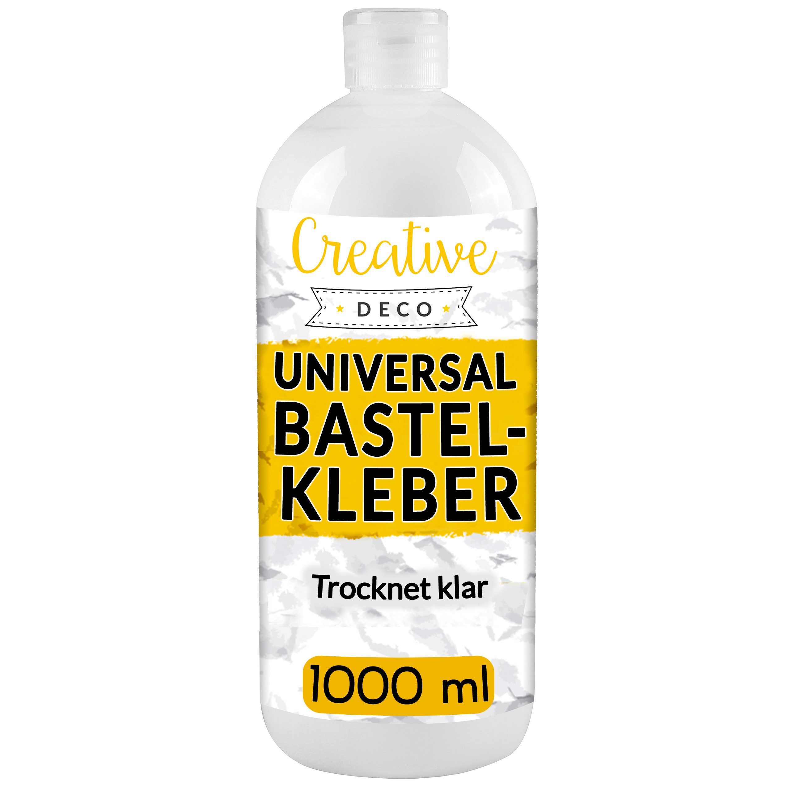 Creative Deco Bastelkleber Universal PVA Kinder Bastelkleber, Basteln Kleber für Papier Holz