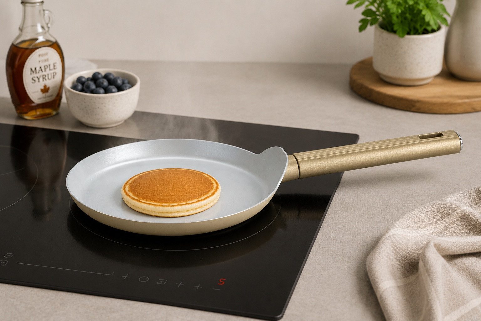 Swiss-Haus Crêpepfanne Crepes Pancake Pfannkuchen Pfanne Ø28 Antihaft Induktion Swiss Haus, Material: Aluminium, Kunstsoff