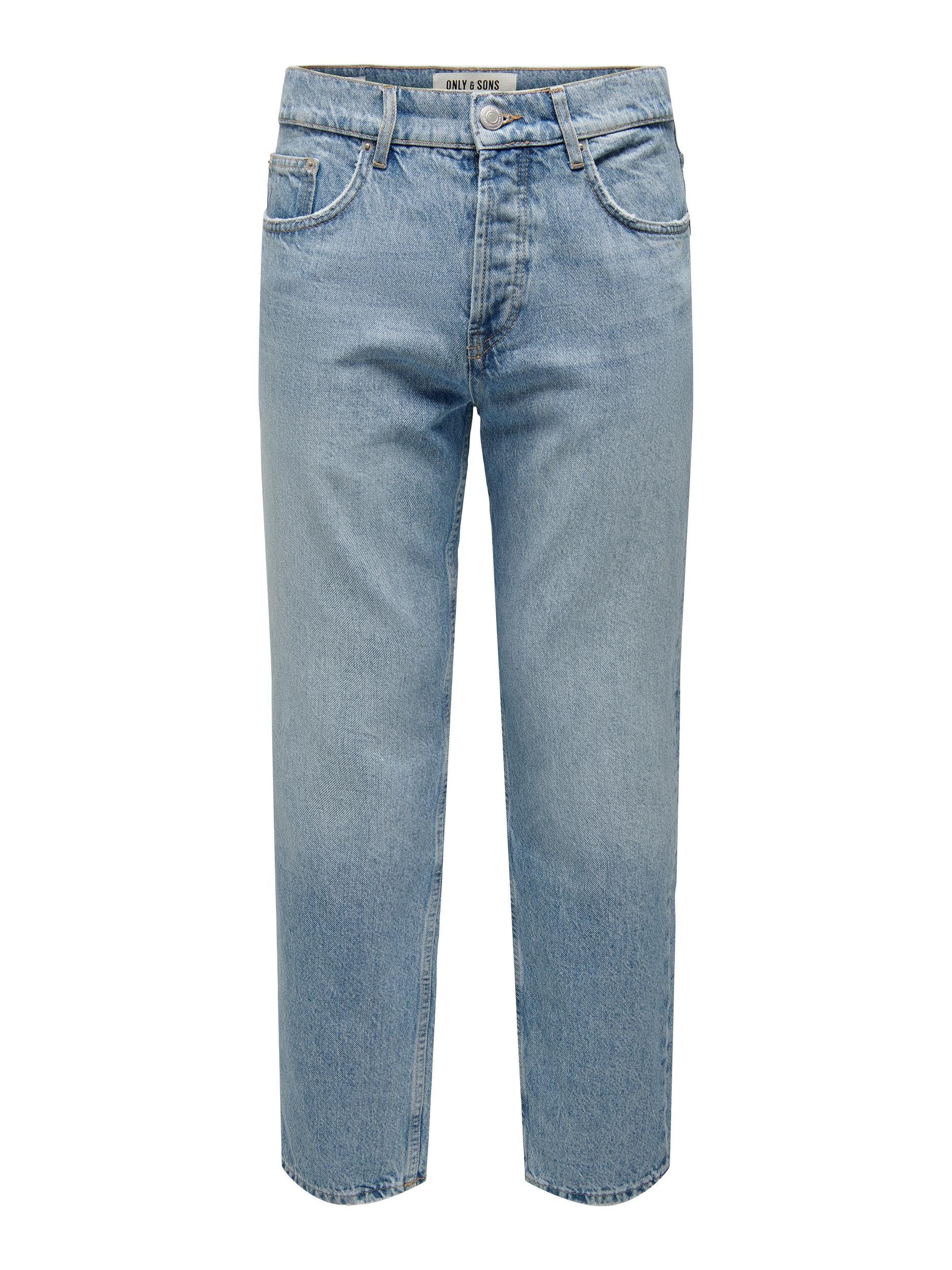 BROMO ONLY DNM Denim STRAIGHT & ONSEDGE Light Loose-fit-Jeans 0017 NOOS DOT SONS Blue