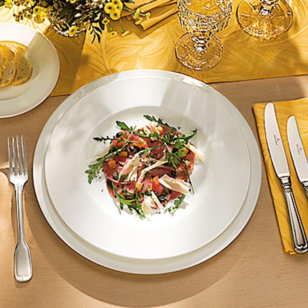 Villeroy & Boch Speiseteller Royal Speiseteller 28 cm, (1 St), Premium Bone Porcelain, 1 Stck, mikrowellensicher,spülmaschinenfest, M