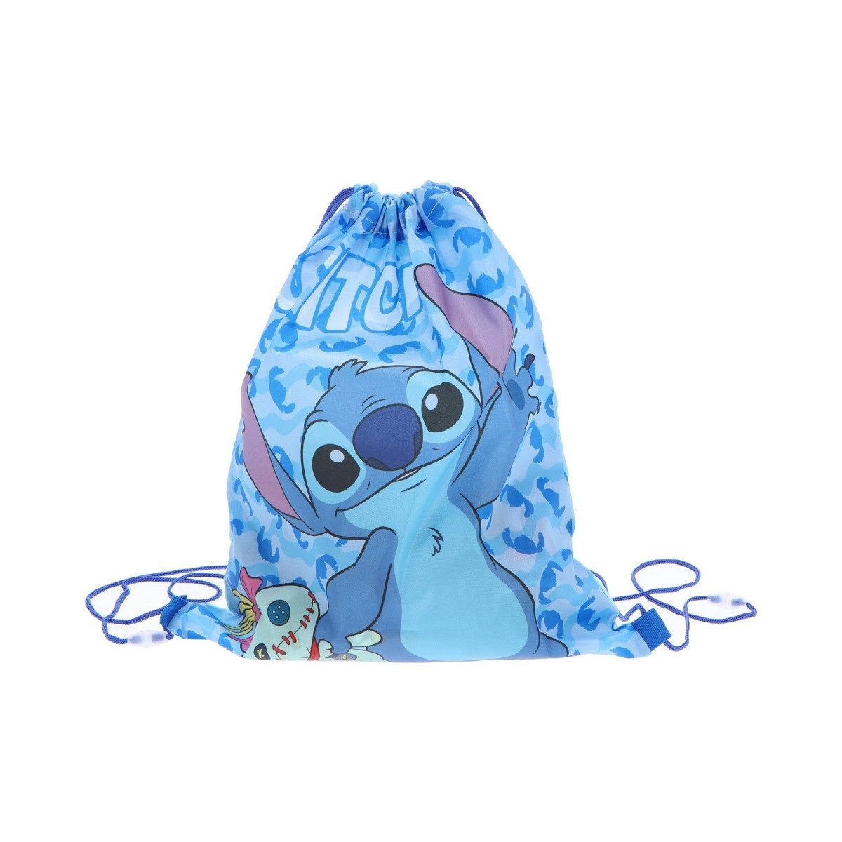 Lilo & Stitch Turnbeutel für Kinder – Leichter Sportbeutel 40x35 cm mit Kordelzug (1-tlg), Zusammenfaltbar, Vielseitig Einsetzbar