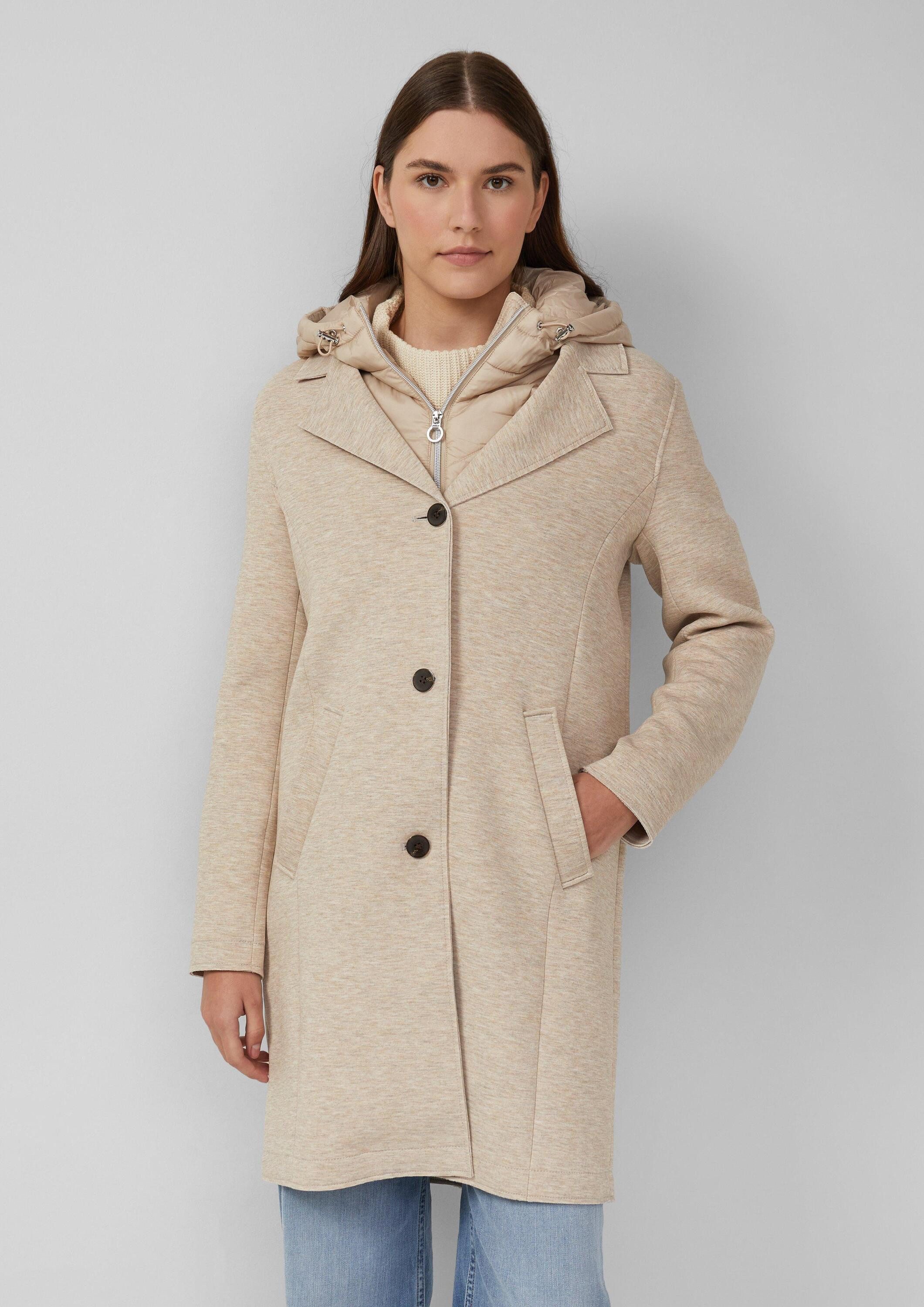 s.Oliver Funktionsmantel Outdoor-Mantel Scuba-Mantel mit herausnehmbarem St günstig online kaufen