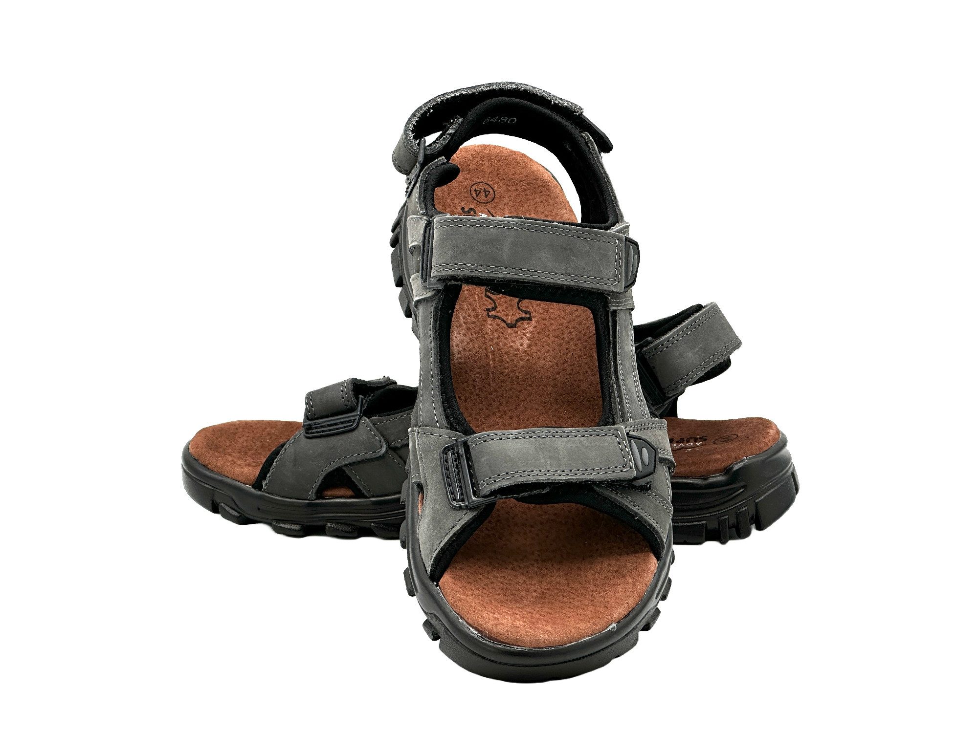 Nowaland Herren Trekkingsandalen aus Leder mit günstig online kaufen