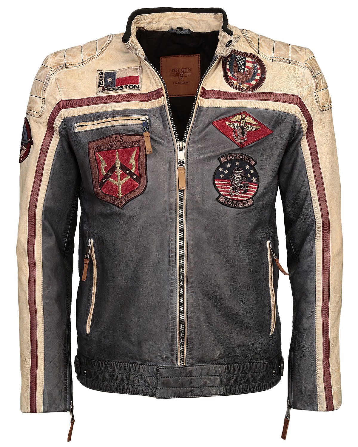 Lederjacke Racing TG-1005