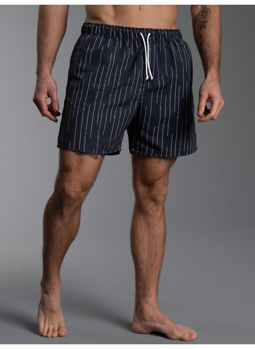 Trigema Shorts TRIGEMA Bade-/Freizeitshorts mit Druckmotiv (1-tlg)