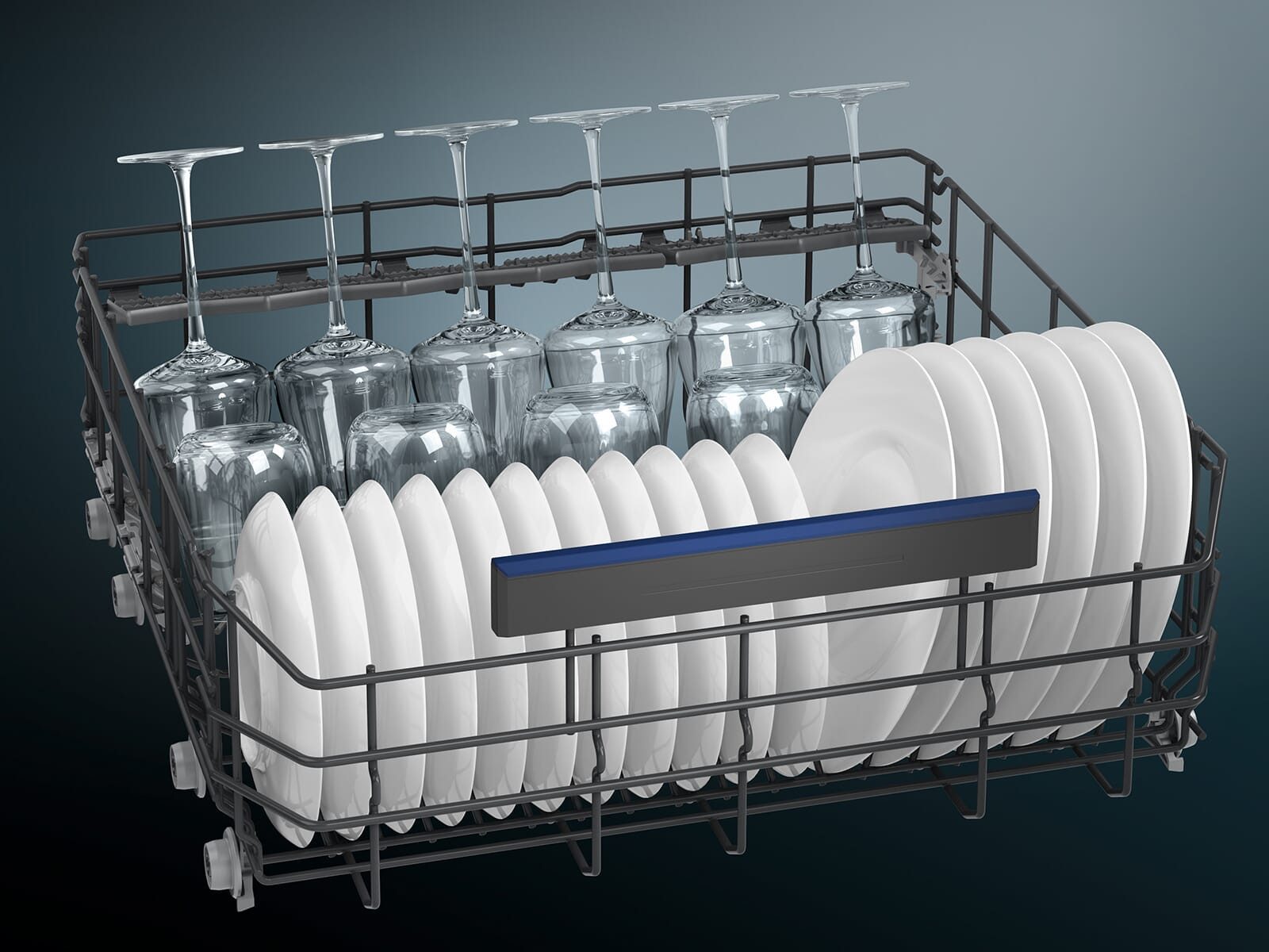 SIEMENS teilintegrierbarer Geschirrspüler SN53ES02CE, 9.0 l, 14 Maßgedecke, HomeConnect – Bild 5 von 5