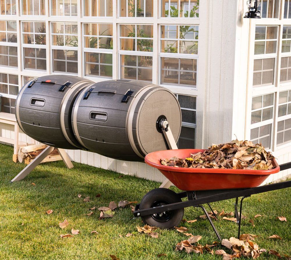 Lifetime Komposter Fass, BxTxH: 160x79x110 cm, 380 l, (1 St)