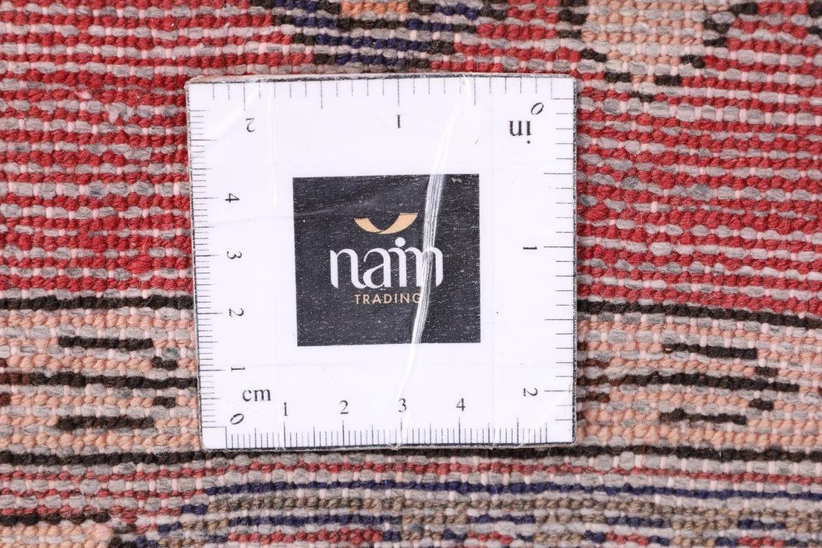 rechteckig, Handgeknüpfter Perserteppich, Hamadan / Orientteppich Nain mm 8 Trading, Höhe: 124x180 Orientteppich