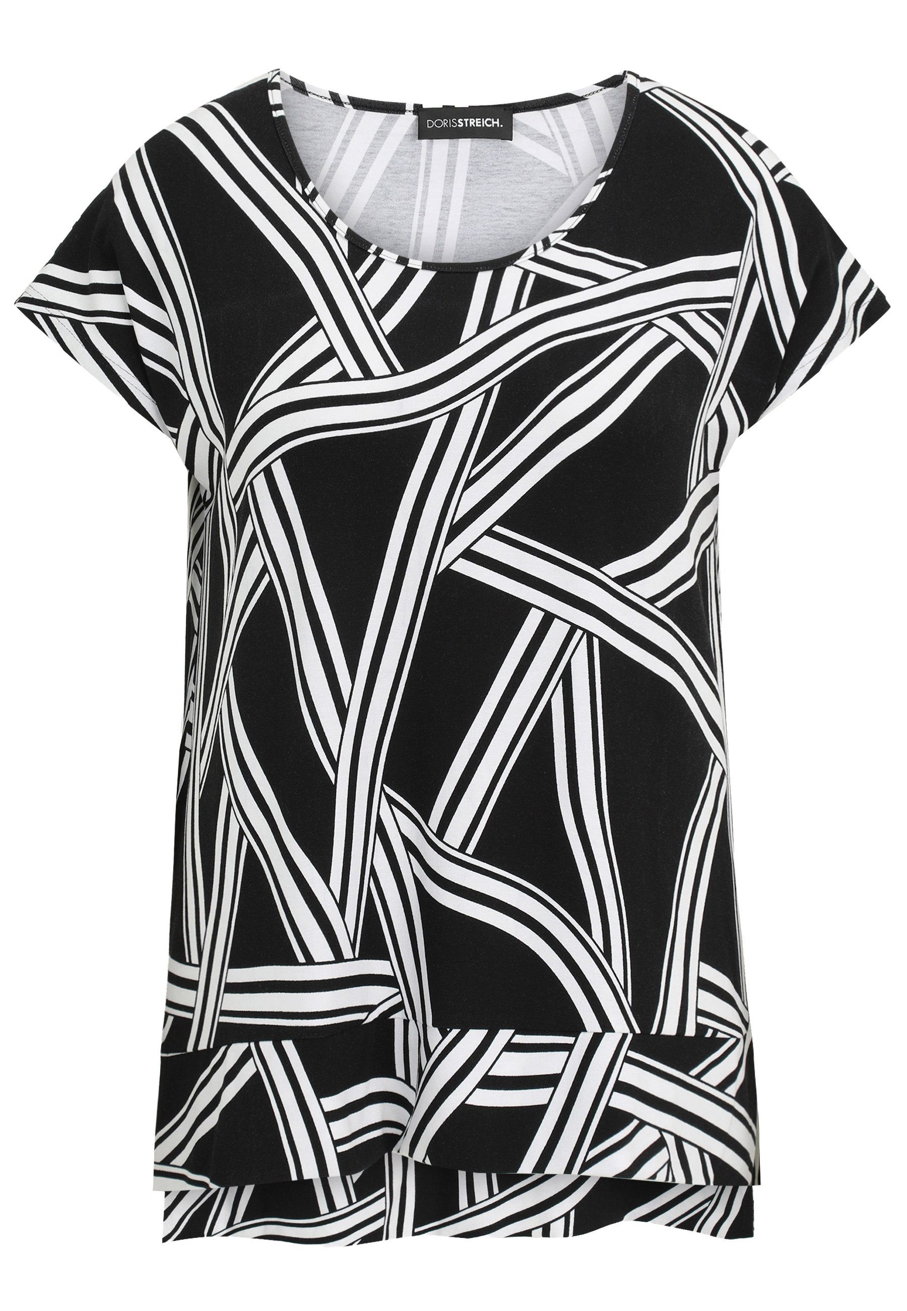 Doris Streich T-Shirt mit Allovermuster