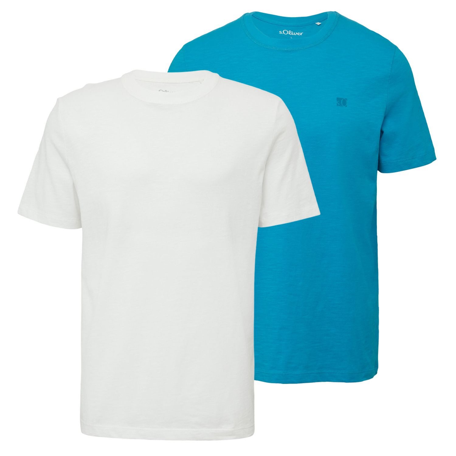 weiß / türkis