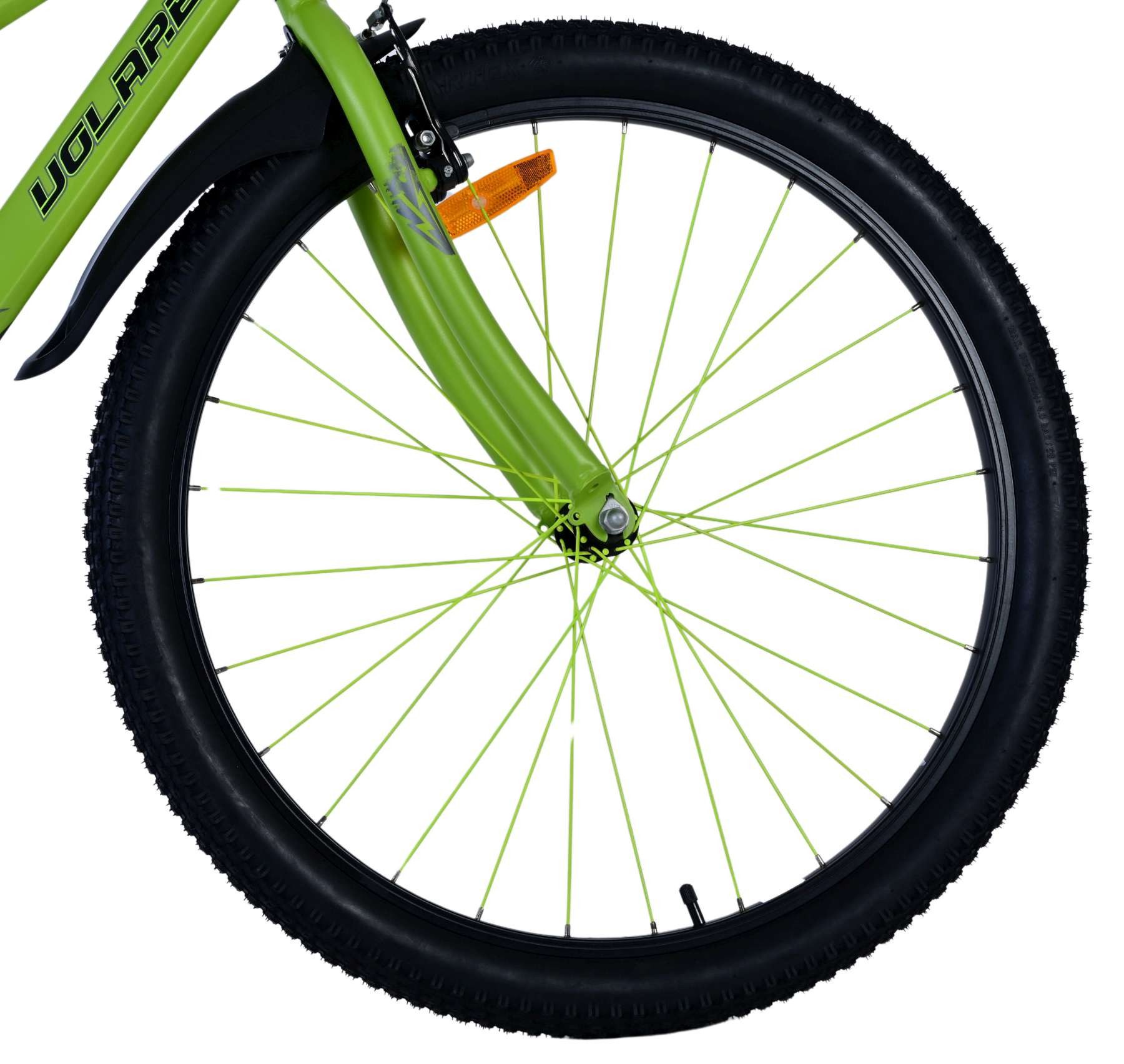 Volare Kinderfahrrad Volare Rocky Kinderfahrrad für Jungen - 26 Zoll in Grün, Vorderradbremsen, höhenverstellbarer Sattel, Aluminiumfelgen