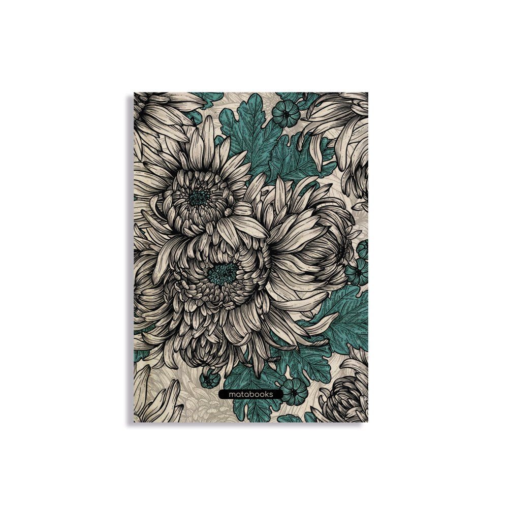 matabooks Notizbuch Jana Notizbuch A5 "Chrysanthemum" (blanko, farbig)