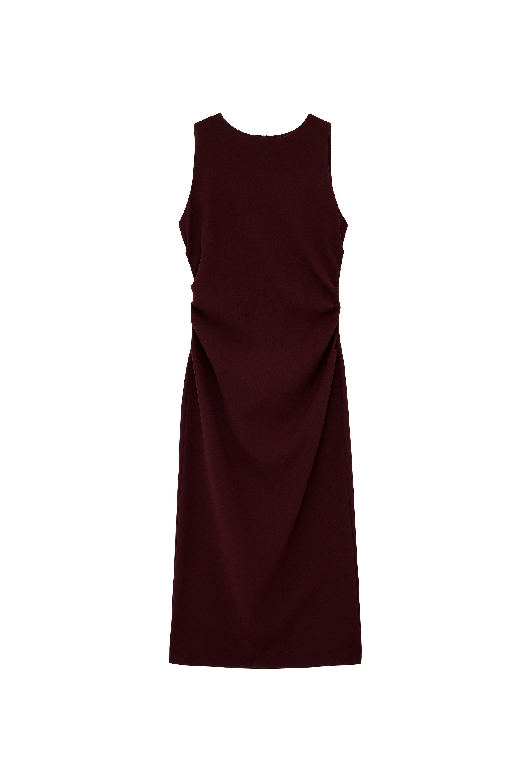 Badekleid Mit Drapierdetail Bodycon Kleid Midikleid
