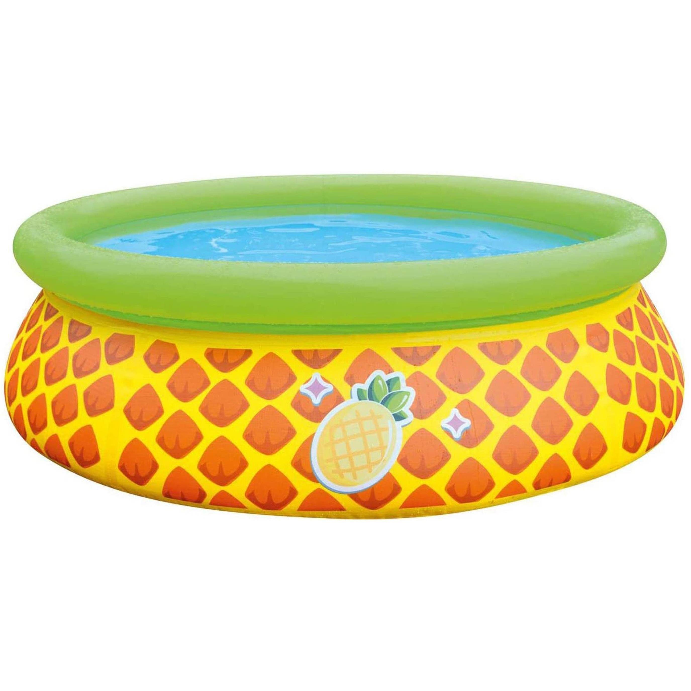 SunClub Planschbecken 3D Ananas Pool Ø 150 x 41 cm, (Packung, 1-tlg), 3D Ananas Kinderpool