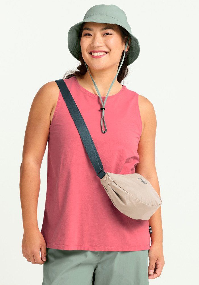 Jack Wolfskin Schultertasche ZOYA 4, Umhängetasche, Schlüsselhaken, Reißverschlussfach
