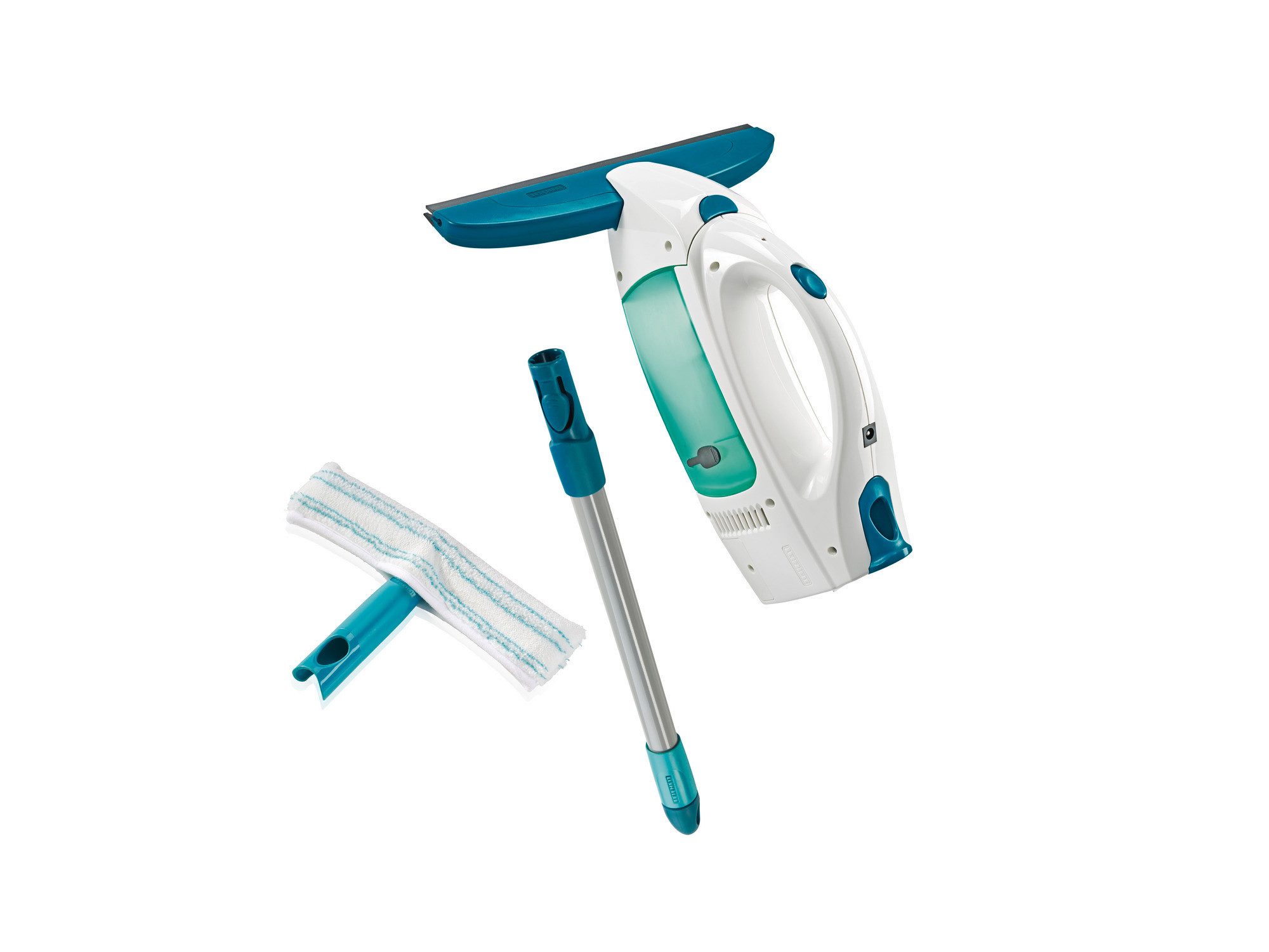 Leifheit Засоби для миття вікон, Streifenfrei Absaugen, bis 38 Minuten Laufzeit, 43cm Stiel