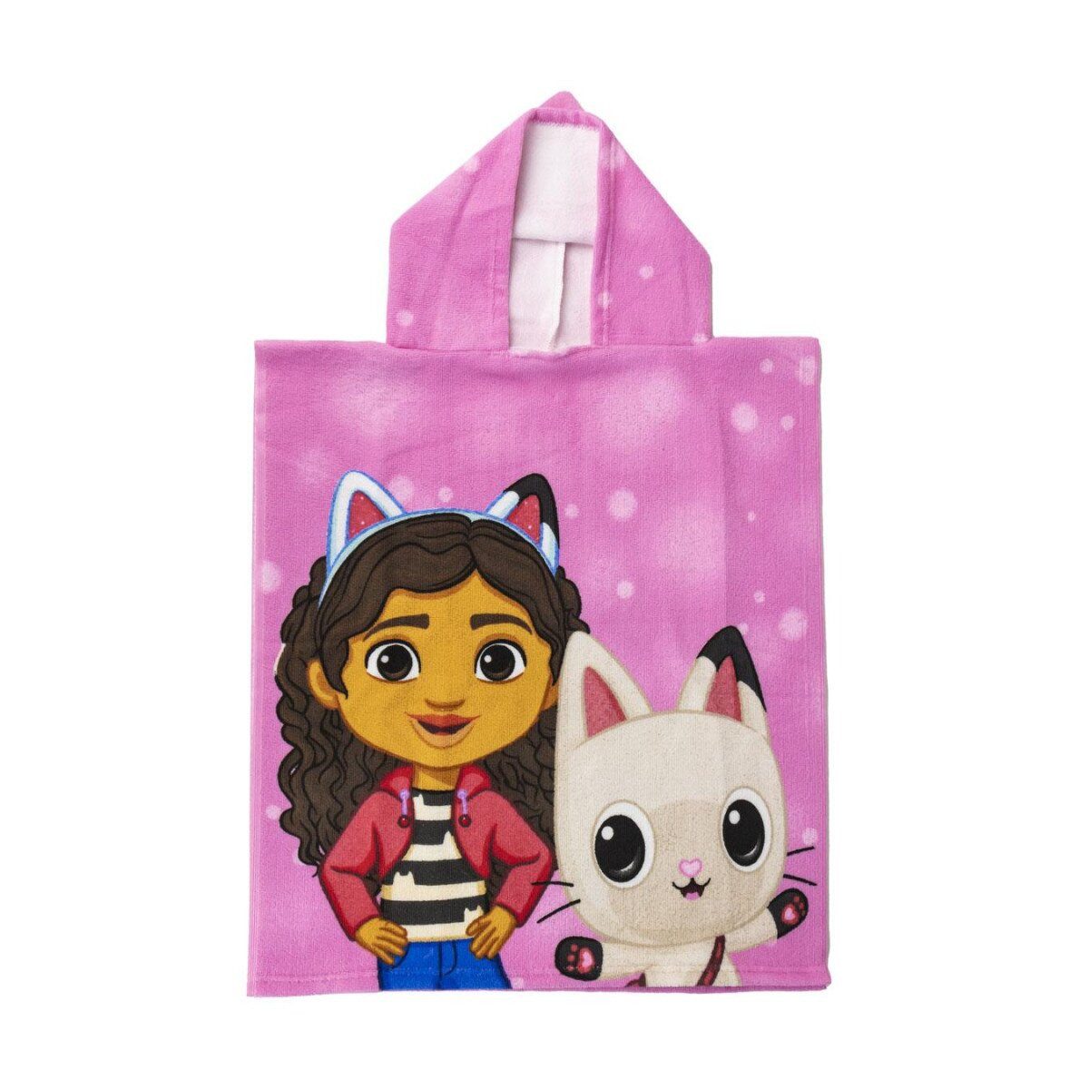 Gabby's Dollhouse Poncho Gabby's Dollhouse Poncho 50x115cm – Strandtuch für Kinder
