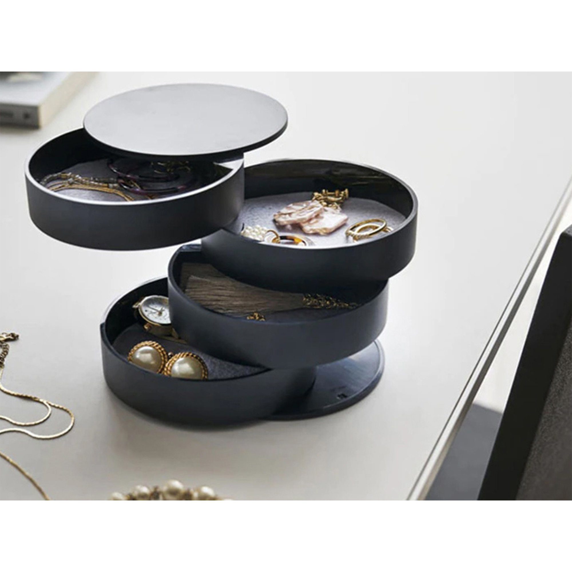 TSB Werk Schmuckablage Schmuckkasten Schmuckbox Schmuckorganizer, günstig online kaufen