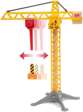 BRIO® Spielzeug-Kran BRIO® WORLD, Großer Baukran mit Licht, FSC®- schützt Wald - weltweit