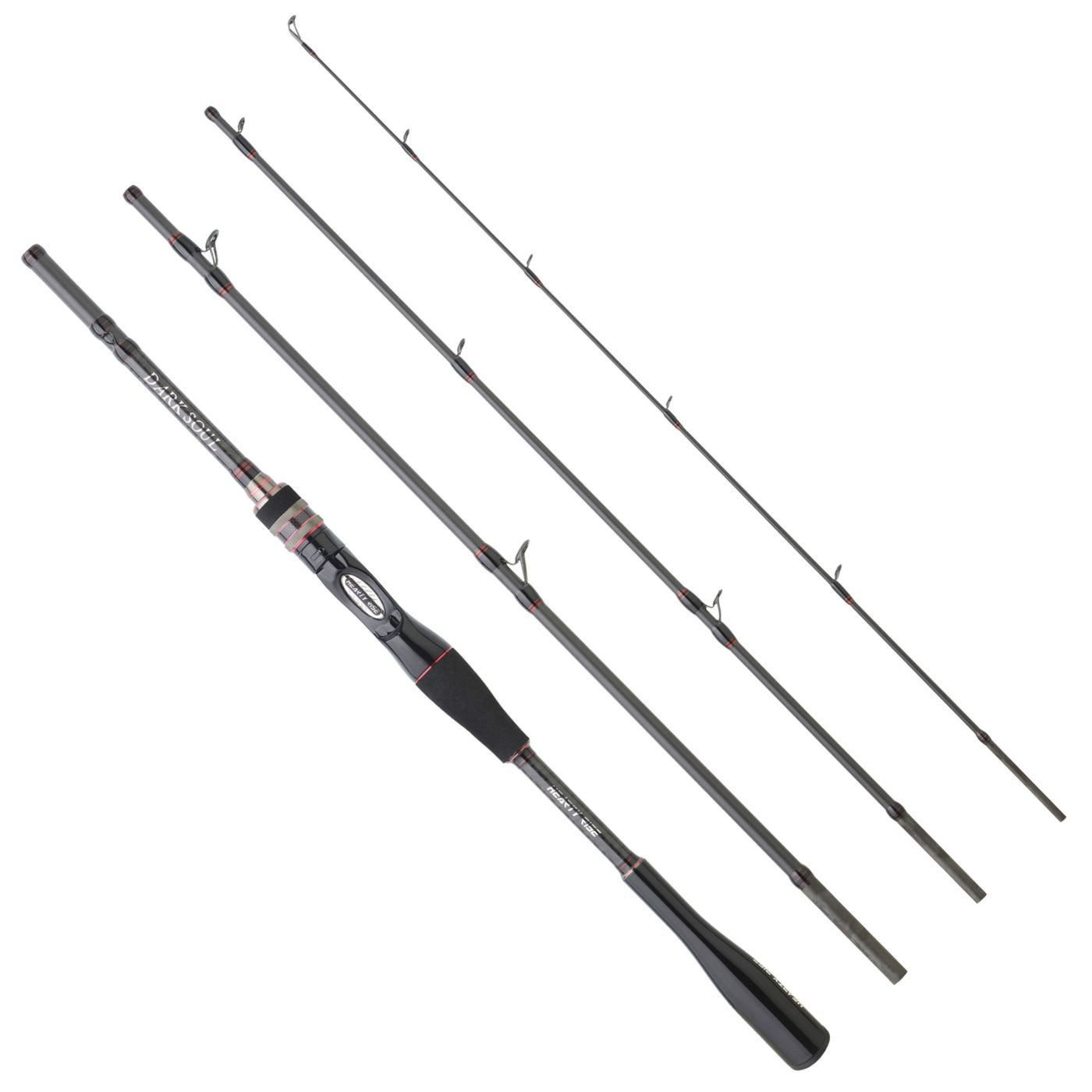 Spinnrute Hearty Rise Dark Soul Travel Casting 2,10m 6-28g - Reiserute