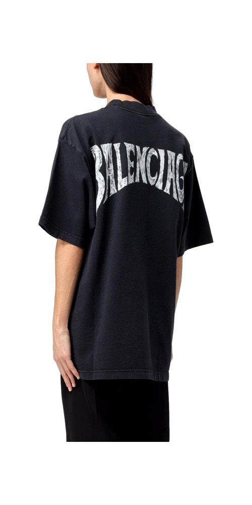 Balenciaga Print-Shirt Balenciaga Tropical T-Shirt Schwarz günstig online kaufen