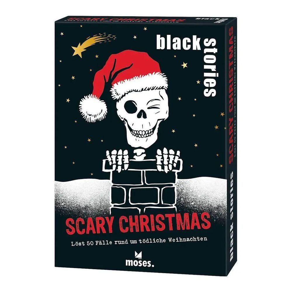 Moses. Verlag Spiel black stories Scary Christmas