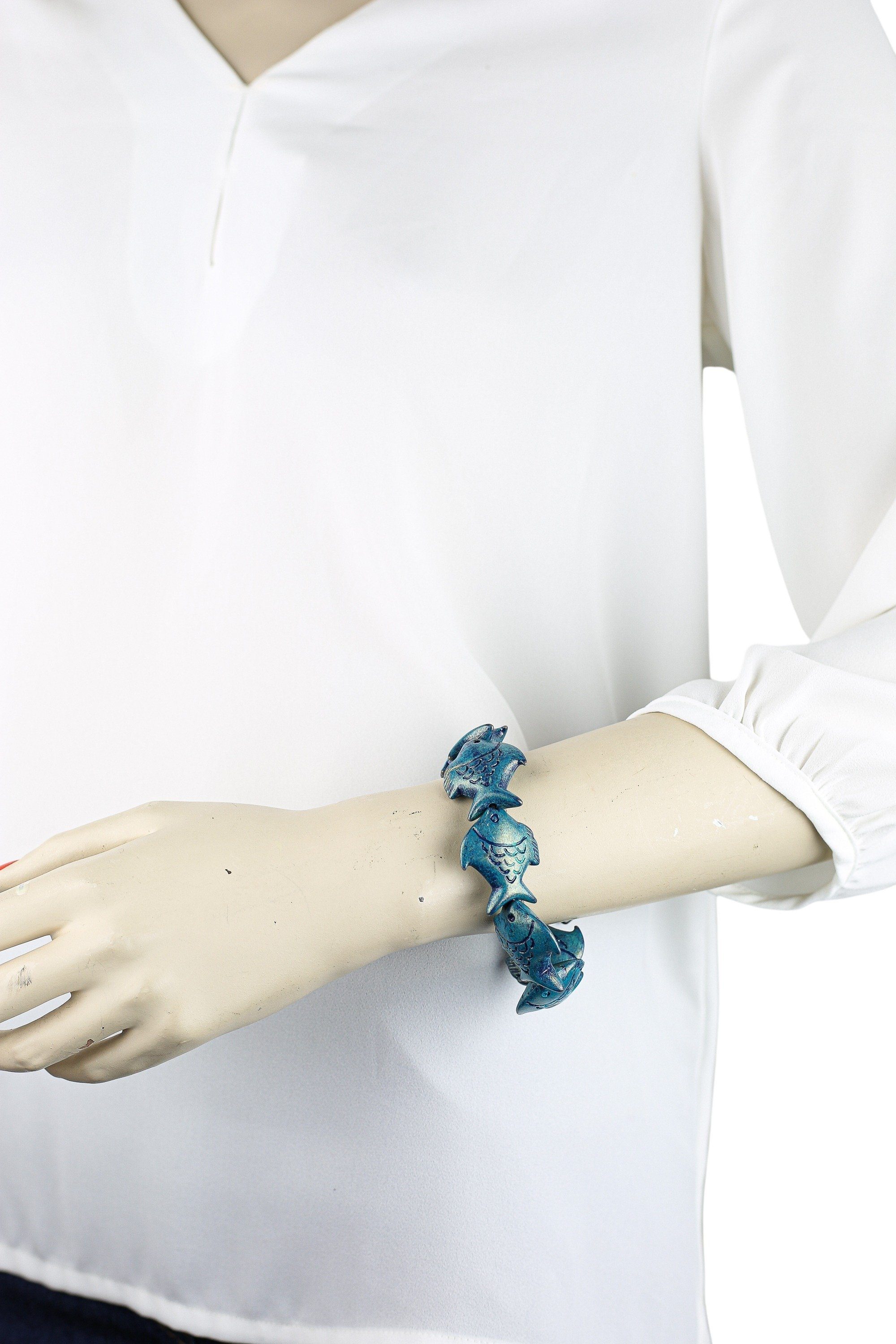 COLLEZIONE ALESSANDRO Armband Fische (1-tlg)