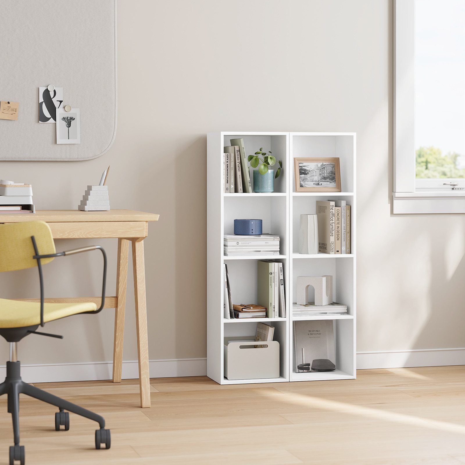 Woltu Bücherregal, 1-tlg., Bücherregal aus MDF günstig online kaufen