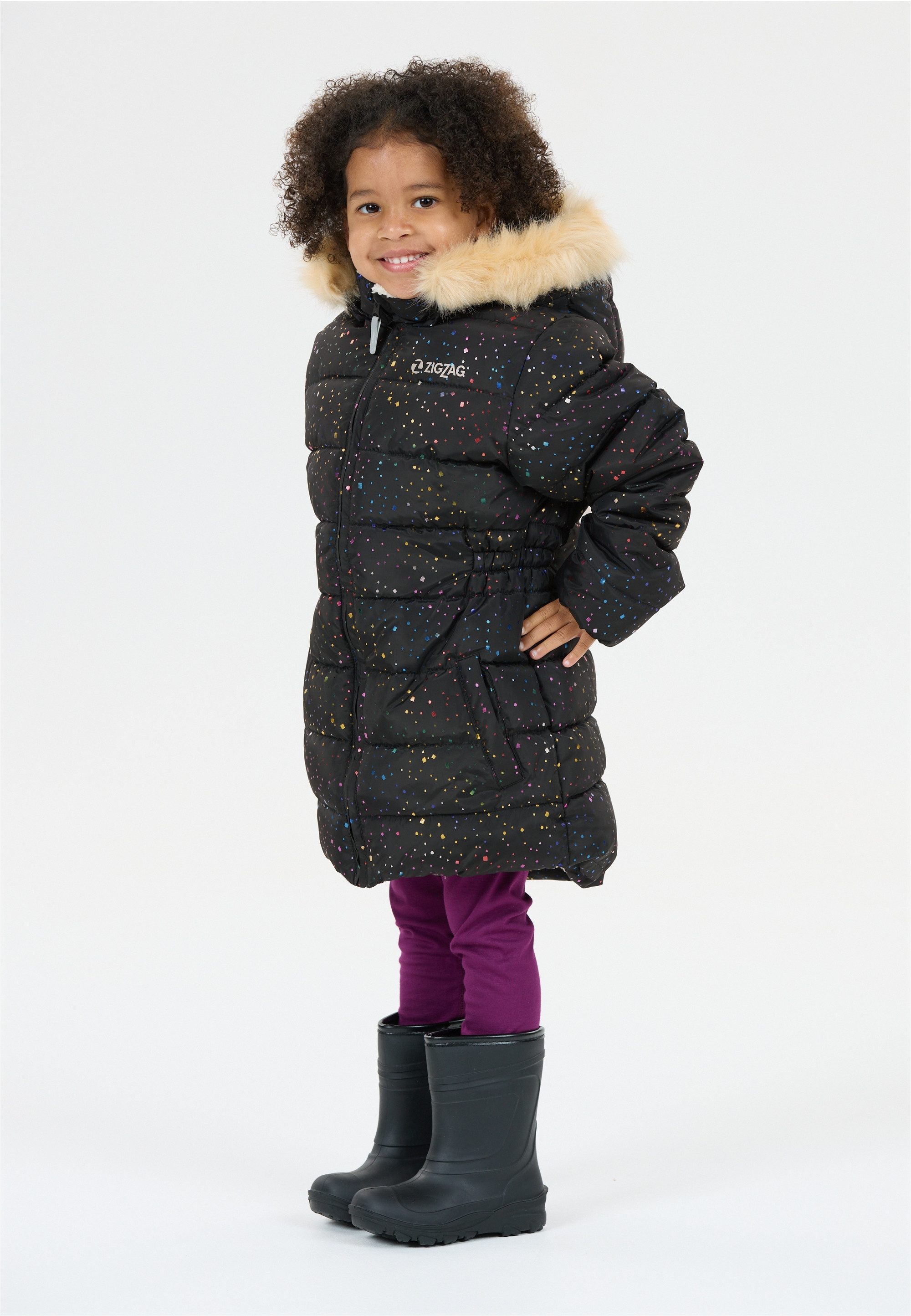 ZIGZAG Steppjacke Astrid mit abnehmbarer Kapuze