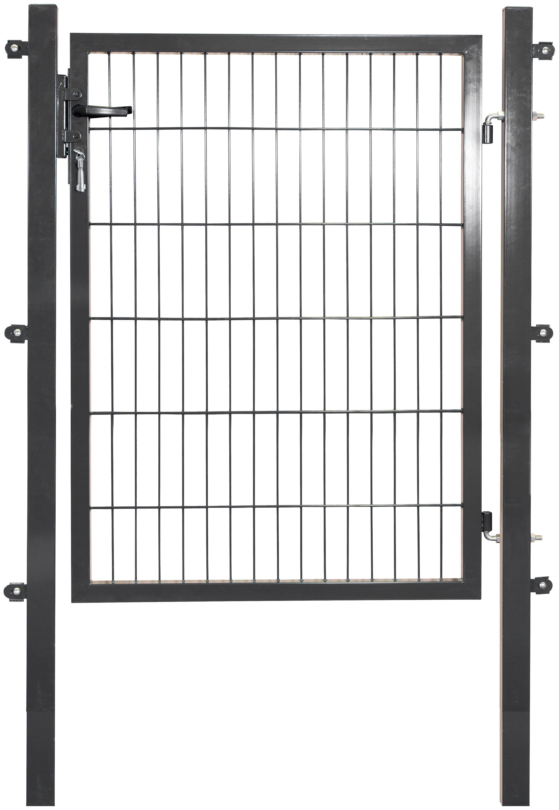 Arvotec Zauneinzeltür ESSENTIAL, Breite: 100 - 120 cm, Höhe: 80 - 200 cm, zum Einbetonieren