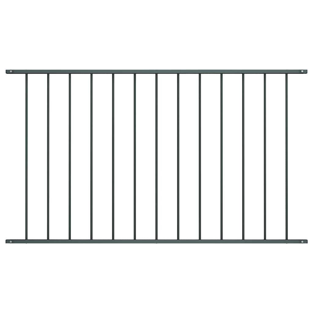 vidaXL Gartenzaun Zaunelement Woerden Pulverbeschichteter Stahl 163x100 cm Anthrazit, (1-St)