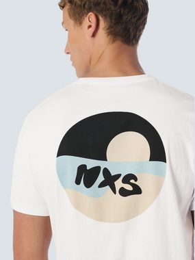 NO EXCESS Kurzarmshirt T-Shirt Crewneck Print