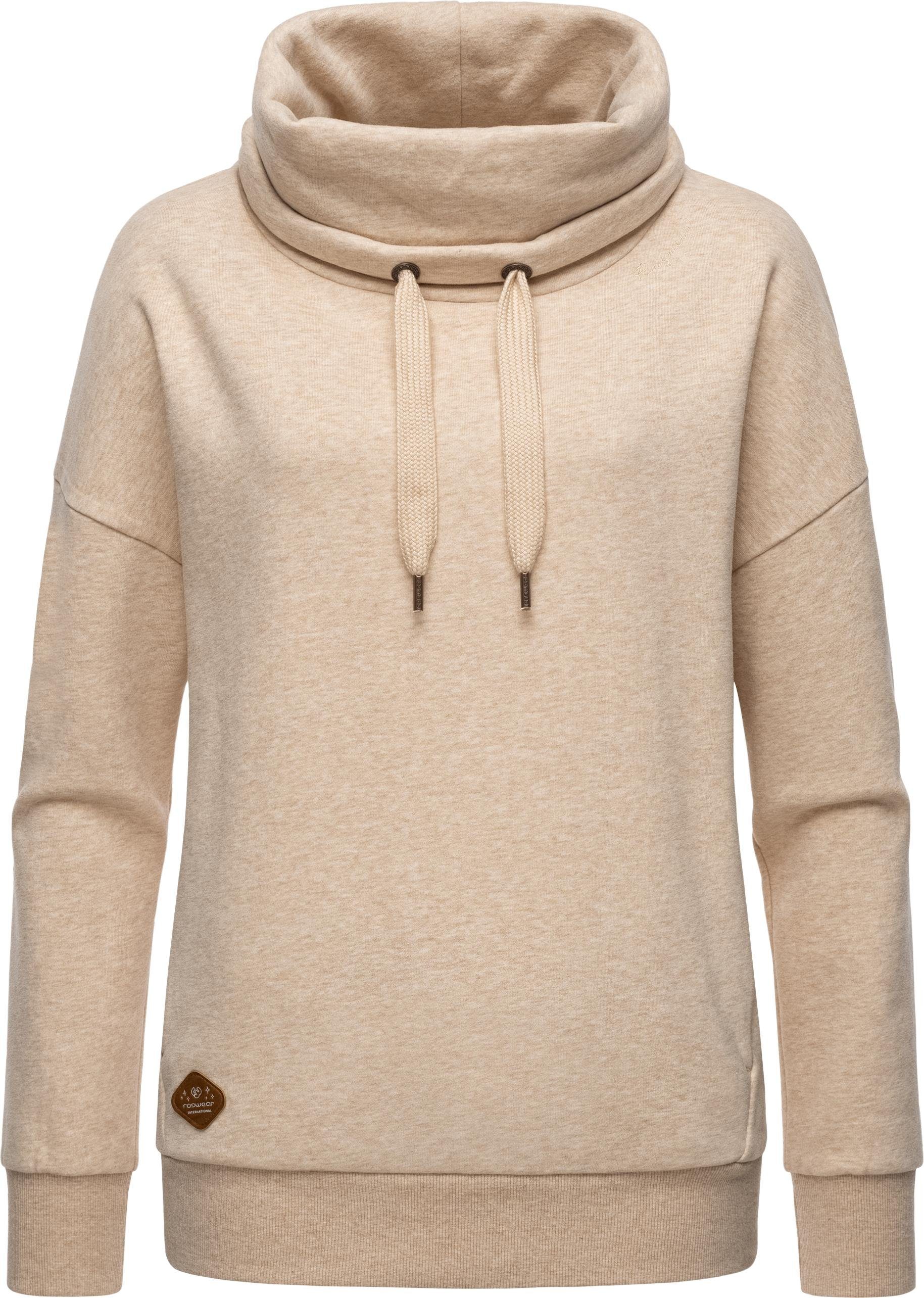 Ragwear Hoodie Julissa modischer Longsleeve Pullover mit Schlauchkragen